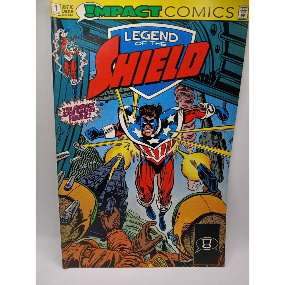 Legend Of The Shield Comic # 1 Impact Comics July 1991 DC Universe Comics